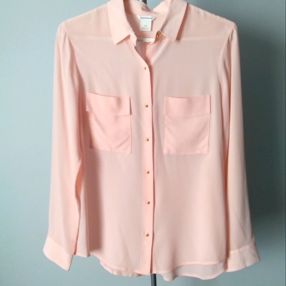 CLUB MONACO 💯%Silk Blouse - Picture 3 of 14